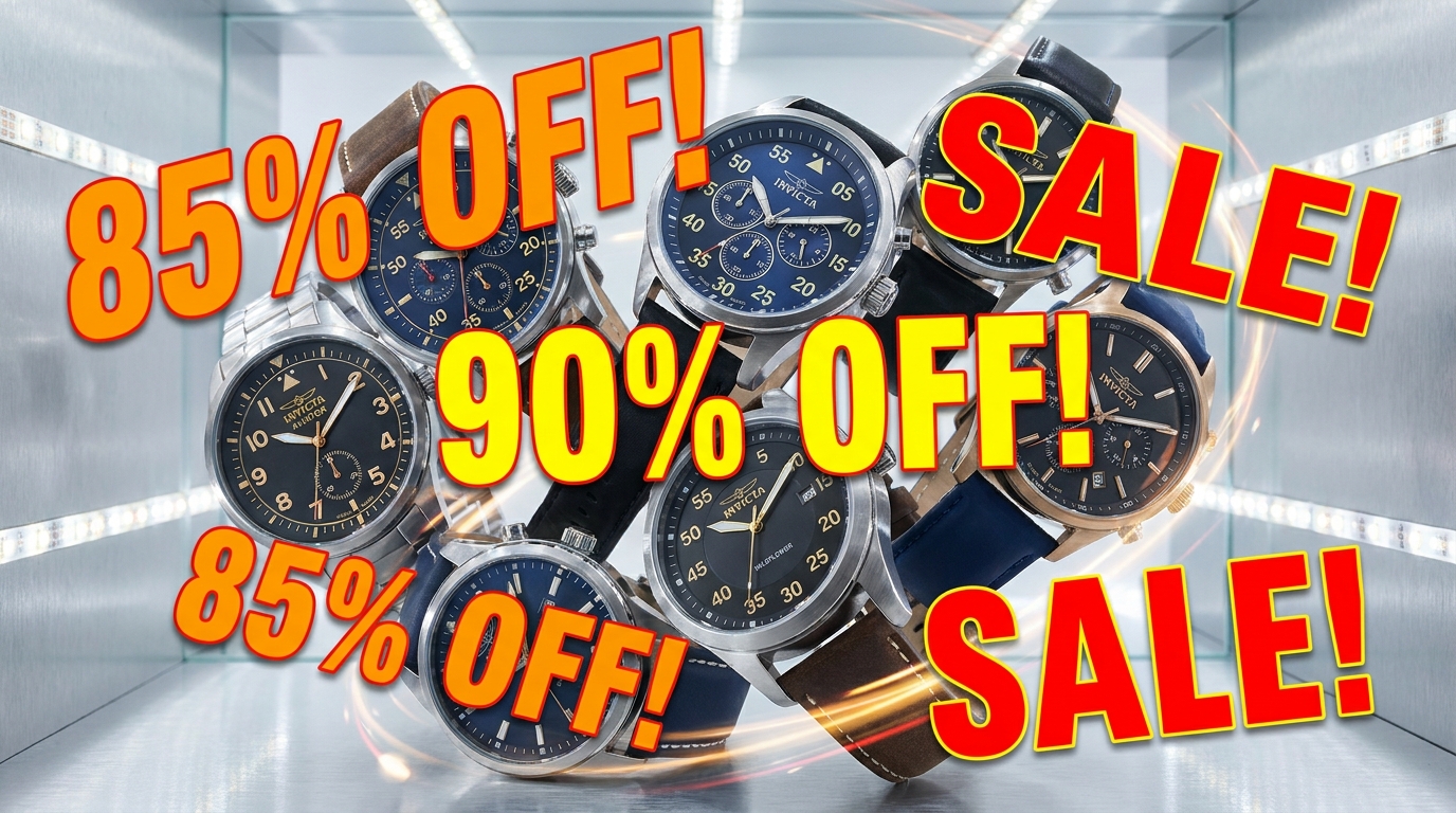 Las 5 Mejores Ofertas de Invicta en Línea Ahora Mismo (Todas por Menos de $100)