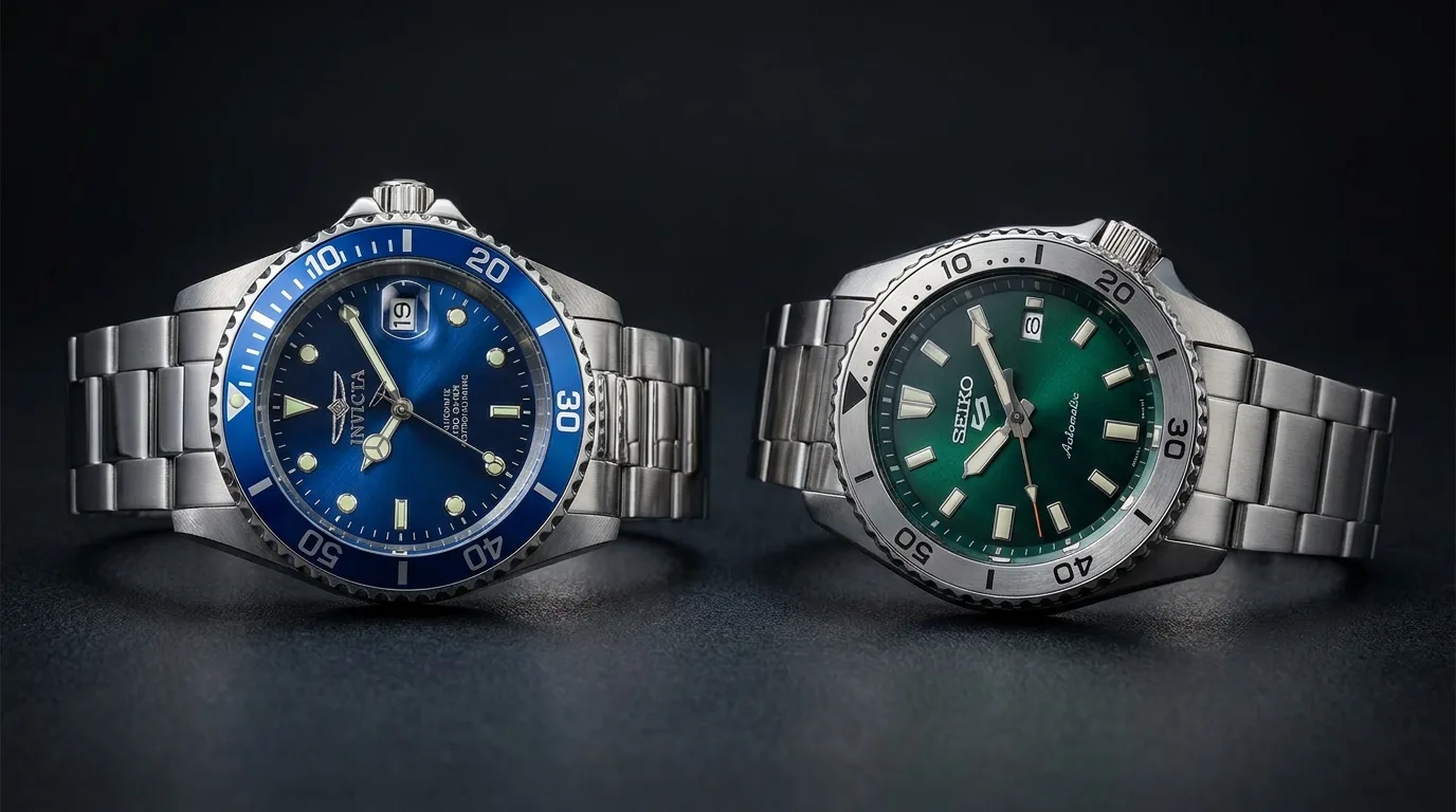 Invicta Pro Diver vs. Seiko 5: The Ultimate $100 Dive Watch Battle