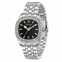 Invicta Wildflower Women's Watch - Black Dial - 31mm - Stainless Steel