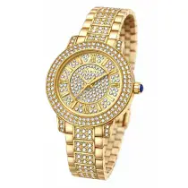 Invicta Wildflower Women's Watch - 32mm - Iced Out - Gold