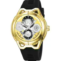 Invicta Men's Drift X 44mm Gold-Tone Black Quartz Watch
