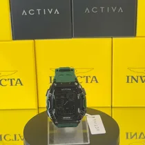 Reloj digital para hombre Activa X Invicta - 46 mm, Verde militar