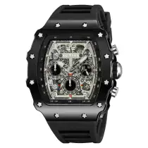 Activa Fury X Invicta Men's Watch w/ Skeleton Dial - 44.3mm, Black