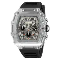Activa Fury X Invicta Men's Watch w/ Skeleton Dial - 44.3mm, Black
