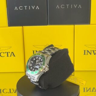 Invicta Pro Diver Selaxis Men's Watch - 43mm, Green & Steel (Mod