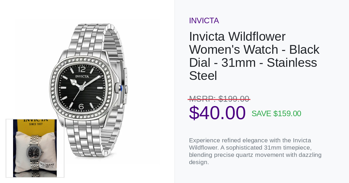 Invicta Wildflower Women